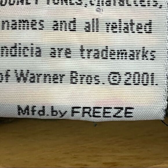 Vintage Y2K Green Looney Toons Tweety Bird Half Zip Pullover Fleece S - Picture 9 of 9